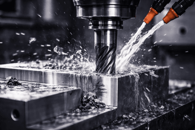 CNC obrábění – detail 1